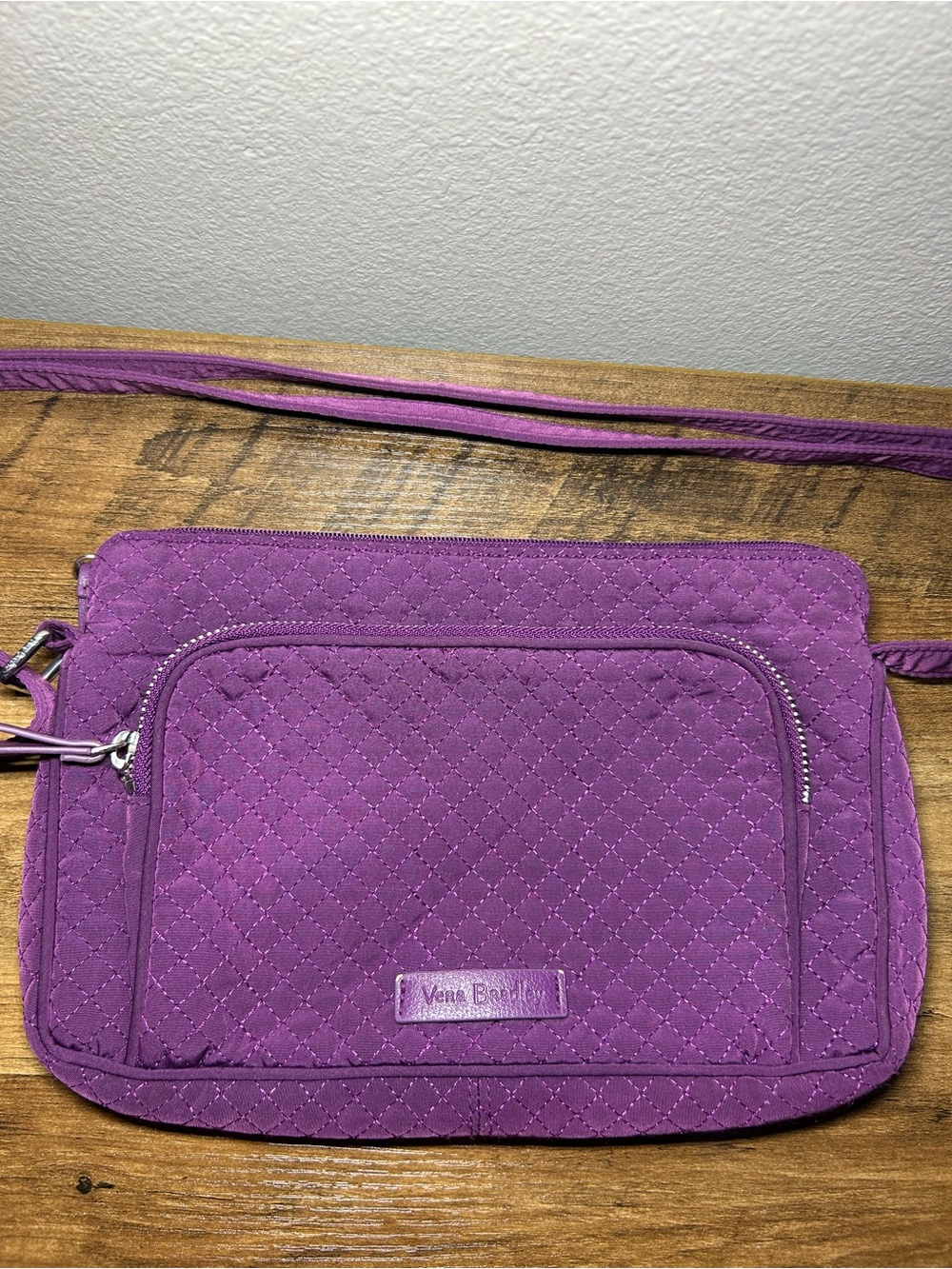 Vera Bradley Violet Quilted Crossbody Bag